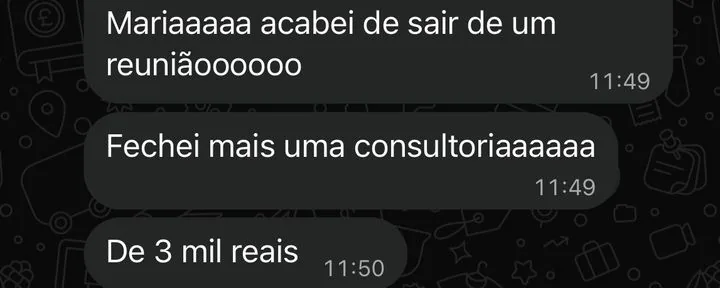 Depoimento: consultoria de 3 mil reais